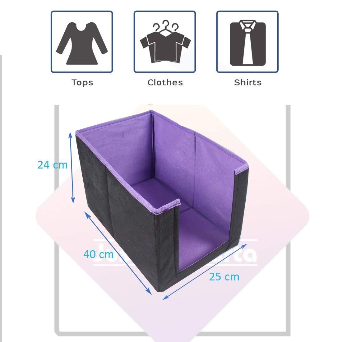 Closet Organizer-Foldable Shirts and Clothing Organizer Stackers(Pack of 4)