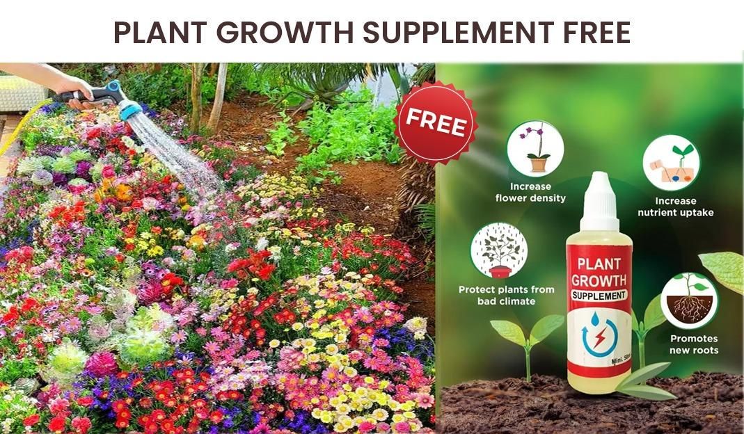 Grow Your Dream Paradise Garden with 100+ Vibrant Flower Seeds and FREE Plant Booster Inside!