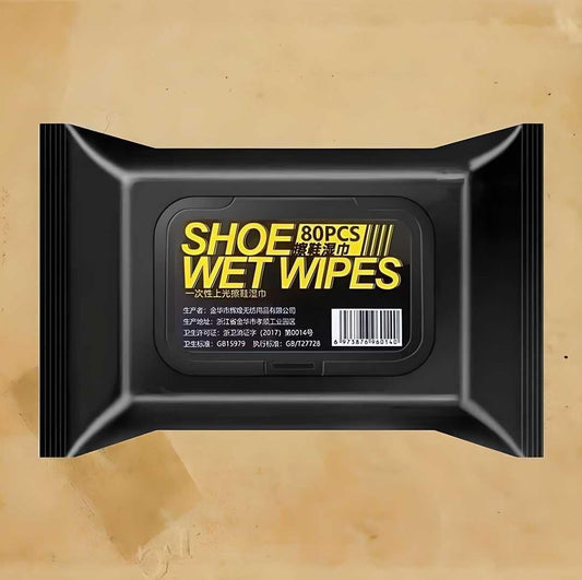 Unlock the Shine: Natural Sneaker & Shoe Wipes. (80 Count)